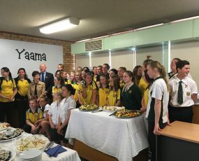  Governor of NSW meets Girls Academy students at Gunnedah High School