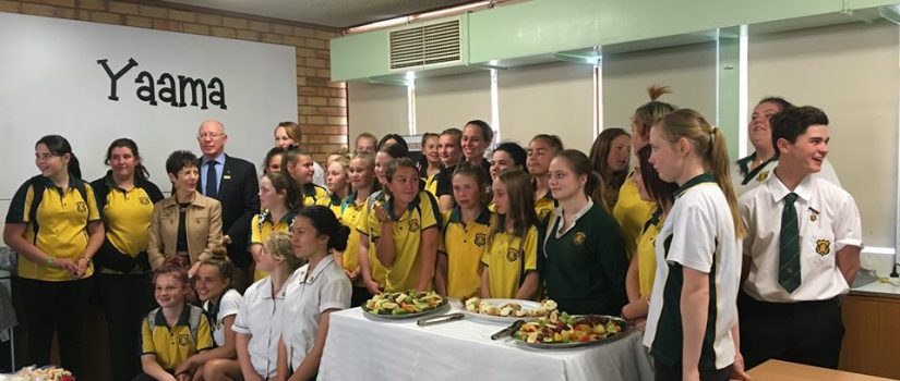  Governor of NSW meets Girls Academy students at Gunnedah High School