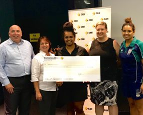  Commonwealth Bank donate $10,000 to the Girls Academy Northern Region