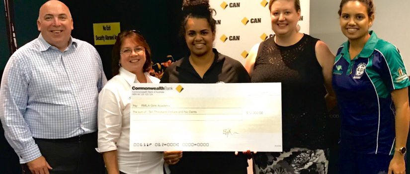 Commonwealth Bank donate $10,000 to the Girls Academy Northern Region