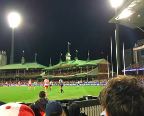  Local girls form guard of honour for AFL Indigenous Round (The Macleay Argus)