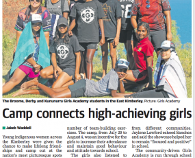  Camp connects high achieving girls (Broome Advertiser)