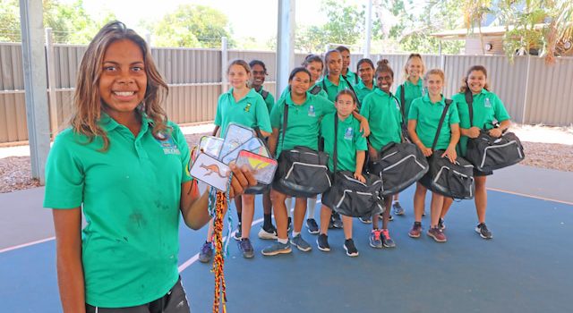  Kids show homeless they care (Broome Advertiser)